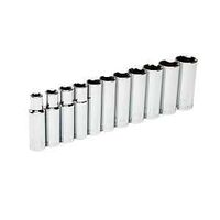 DEEP SOCKET SET SAE 1/2IN DRV 