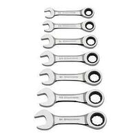 WRENCH SET RCHTNG STUBBY SAE  