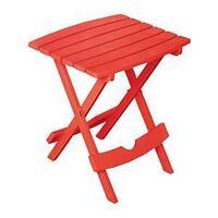 FOLDING SIDE TABLE CHERRY RED 