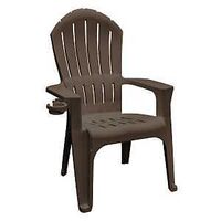 ADIRONDACK CHAIR W/CH ERTH BRN