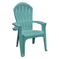 7582778 - ADIRONDACK CHAIR W/CP HLD TEAL