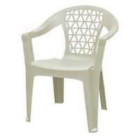 7582851 - STACK CHAIR WHITE 32X24.7X23IN