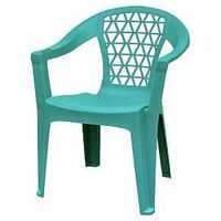7582885 - STACK CHAIR TEAL 32X24.7X23IN