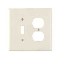 WALLPLATE SWTCH/OUTLT 2G LT AL