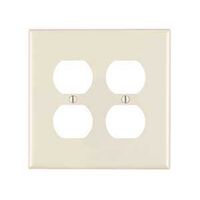 WALLPLATE OUTLET 2G NYLN LT AL