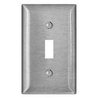 WALLPLATE TOGG SWTCH 1-GANG SS