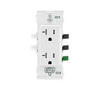 DPX OUTLET TMPR WHITE 20A 125V