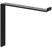 SHELF BRKT SILVERTON BLK 12IN 