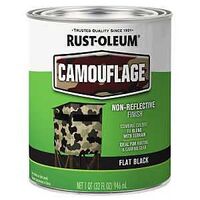 CAMO BRUSH PAINT BLACK 12OZ   