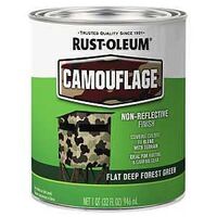 CAMO BRSH PNT DP FRST GRN 12OZ
