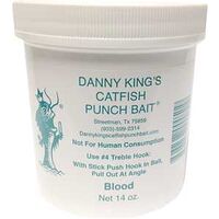 Danny King's Catfish Punch Bait 51 Fishing Scent, Blood, 14 oz