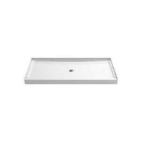 SHOWER BASE CTR DRN WH 60X34IN