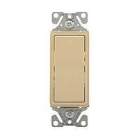 DECO SWITCH IVORY 1-POLE 15A  