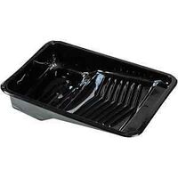 TRAY LINER PLASTIC BLACK 2QT  