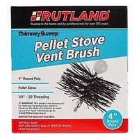 PELLET STOVE BRUSH ROUND 4IN  