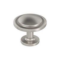 Amerock Loop Series BP37025G10 Cabinet Knob, 1 in Projection, Zinc, Satin Nickel