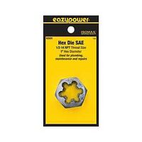 HEX THRDNG DIE 1/2-14 NPTX1IN 