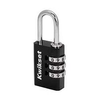 ALUM 1-3/16IN COMB PADLOCK BLK