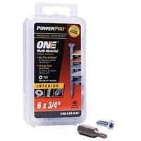 XBX-FH ONE SCR INT 6X3/4      