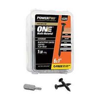 XBX-BLACK EXT ONE SCREW FLAT 6