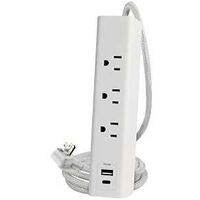 7733876 - SURGE STRIP A&C 300J WHITE 6FT