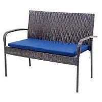 STACKABLE WICKER BENCH WITH CU