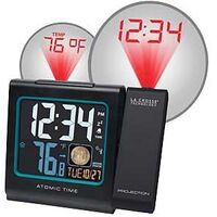 LA Crosse 616-146A Atomic Projection Table Alarm Clock