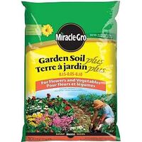 Miracle-Gro Garden Soil Plus 72855 Organic Based Garden Soil