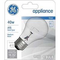 BULB INCAN A15 E26 CLEAR 40W  