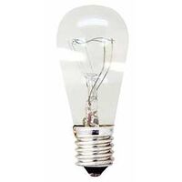 BULB INDIC S6 E12 CLEAR 6W    