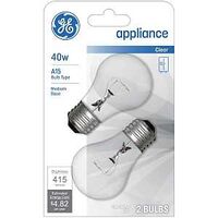 BULB INCAN A15 E26 SFT WHT 40W