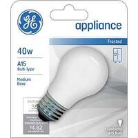 BULB INCAN A15 E26 SW FRST 40W