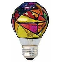 BULB INCAN A19 STAINED GLS 25W