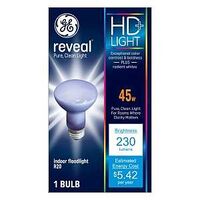 BULB FLOODLT R20 E26 CLEAR 45W