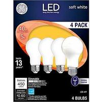 BULB LED A19 SOFT WHT FROST 5W