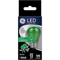 BULB LED PARTY A15 SWHT GRN 3W