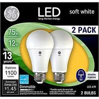 BULB LED GP A19 SOFT WHITE 12W