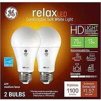 BULB LED HD A19 E26 SFTWHT 13W