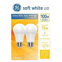 LED LIGHT BULB A19 SFTWHT 100W