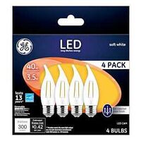 92677 SOFT WHITE LED 40W CLEAR