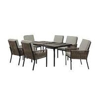 WICKER DINING SET             