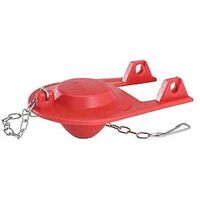 Korky 2001FR Toilet Flapper, Specifications: 2 in Size, Rubber, Red, For: 2 in Opening Flush Valve Toilet