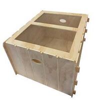 BROODER BOX W/TOP CHICK PLYWD 