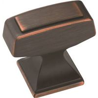 Amerock Mulholland BP53029ORB Square Traditional Cabinet Knob