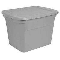 18 GALLON STORAGE TOTE CEMENT 
