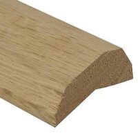 Loxcreen FW3840NAT06 Pre-Drilled Equalizer, 6 ft L, 2 in W, 3/8 in Thick, Hardwood, Natural Oak