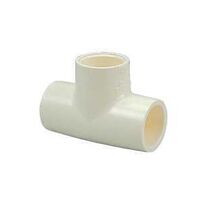 Nibco T00160J Pipe Tee, 1/2 in, Slip, CPVC, White