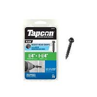 TAPCON 1/4X1-1/4 HEX HEAD BLAC
