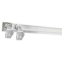 RENIN BP0022F-07200-AL Hardware and J-Track Set, 72 in L Track, Aluminum, For: Bypass Door