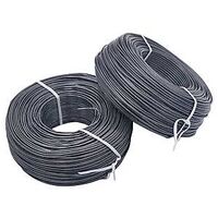 WIRE TIE 16AWG 330FT STL BLK
